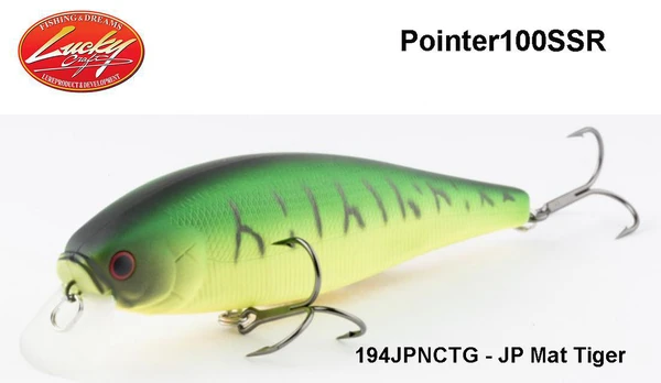 Lucky Craft Floating Pointer 100 SSR 194JPMTTG JP Mat Tiger 10 cm