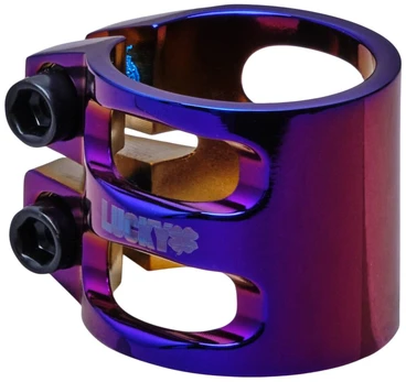 Lucky Dubl Pro Scooter Clamp Neochrome