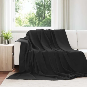 Mesti antklodės 6 pcs Juoda 220 x 240 cm Flysas