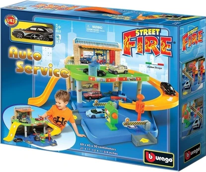 BBURAGO 1:43 rinkinys auto servisas Street Fire, 18-30039