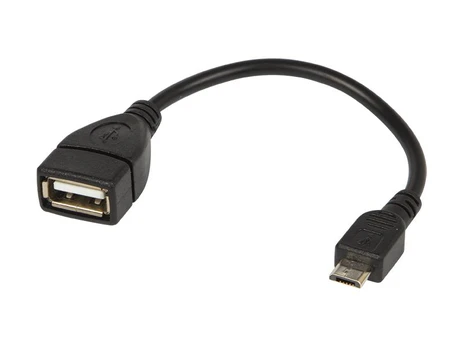 USB adapteris, USB A lizdas - micro USB kištukas, laidas