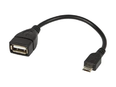 USB adapteris, USB A lizdas - micro USB kištukas, laidas kaina