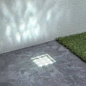 LED įleidžiamas grindų šviestuvas "Walkover", IP68 8x8cm