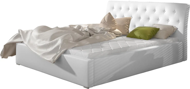 Lova Milano Soft 17, 200 x 200 cm, balta, su grotelėmis