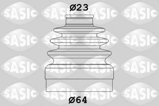 SASIC SAS1904011 CV boot kit