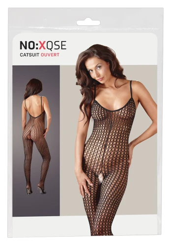 NO:XQSE Catsuit black M/L kūno kojinė