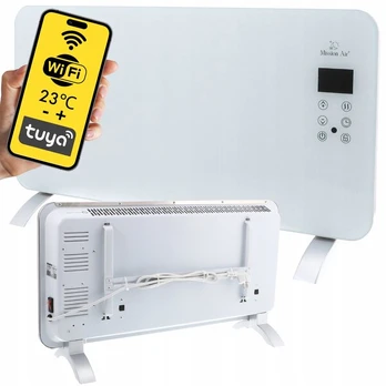 Elektrinis radiatorius „Mission Air“ baltas, 1000 W