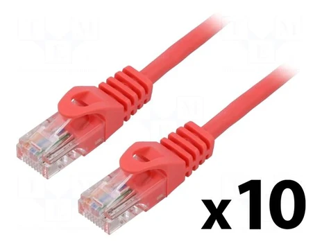 Patch cord | RJ45 plug,both sides | U/UTP | 5e | stranded | CCA | PVC