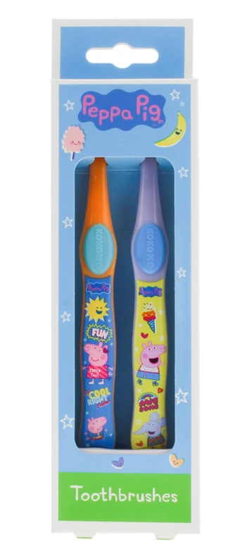 Peppa Pig Peppa dantų šepetėlių rinkinys, 2 vnt.