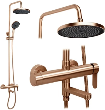 Dušo sistema REA Arcos, Brushed Copper