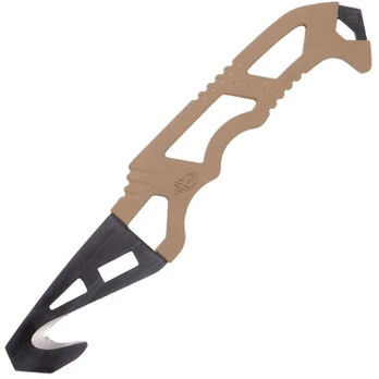 Gerber Crisis Hook Coyote Brown Gelbėjimo peilis