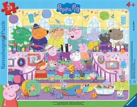 Dėlionė Ravensburger Peppa Pig, 24 cm x 32 cm, 39 vnt.