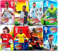 Futbolo žvaigždžių kortelės (8 vnt.)