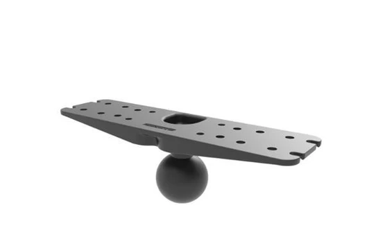 Ram Mounts RAM BASE 11" X 3" W/ 2 1/4" BALL UNPKD.