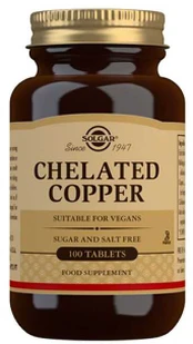 Solgar chelatinis varis 100 tablečių