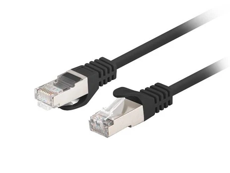 PATCHCORD KAT.6 FTP 0.5M Juodas FLUKE PASSED LANBERG 10-PACK