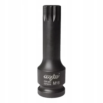 Smūginis Spline M16 1/2" ilgintuvas, Crmo plienas