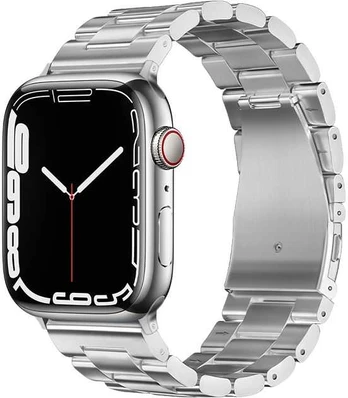 Dėklas FORCELL F-DESIGN FA10 strap for Apple Watch 38/40/41mm sidabrinis
