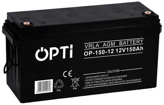 AGM OPTI 12V 150 AH VRLA BATTERY