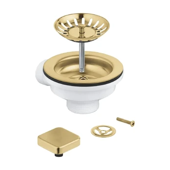 Grohe išleidimo angos - Išleidimo angos kriauklei, Cool Sunrise šlifuotas 40400GN0