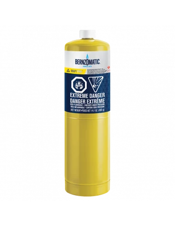 Propileno dujos BERNZOMATIC, 400g