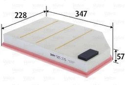 Oro filtras VALEO 585276 kaina