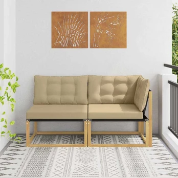Sekcija sofa vienetai plienas