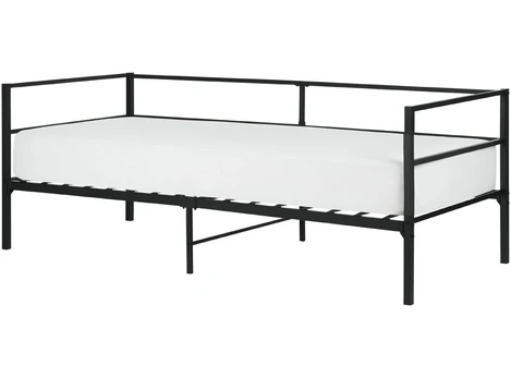 Beliani Metalinė lova BATTUT 90 x 200 cm, juoda