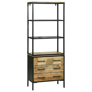 Spintelė 70x35x180 cm Kietas Rudasis Mangos Medienos