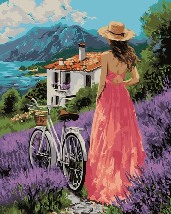 Paint by Numbers kit "Beautiful view" 40x50 cm W084 0125