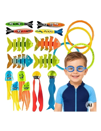 WOOPIE Pool Diving Toy Set 20 pcs.