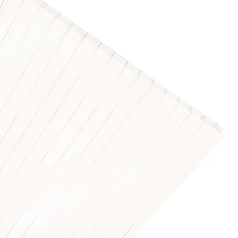 Kanalinis polikarbonatas 10mm Opal, baltas, 1,05 x 3 m