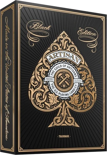 Theory11 žaidimo kortos Artisan Black Edition