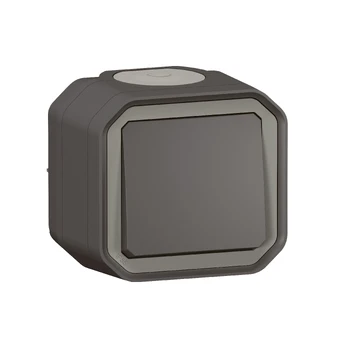 PLEXO 1 GANG 2-WAY SWITCH - ANTHRACITE - SURFACE