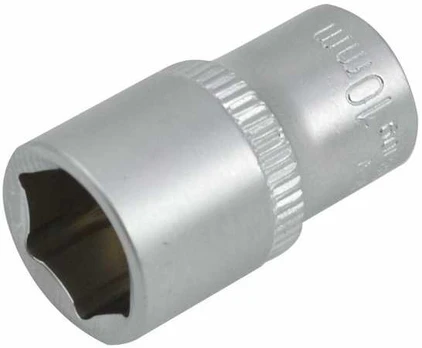 AW-Tools AWTOOLS NASADKA 6-KĄTNA 1/4" KRÓTKA 7mm Juodas LINE