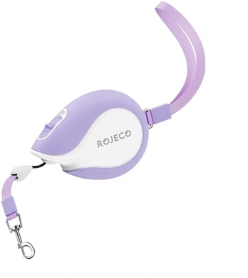 Retractable leash Rojeco Mini Pet 3m (violetinė)