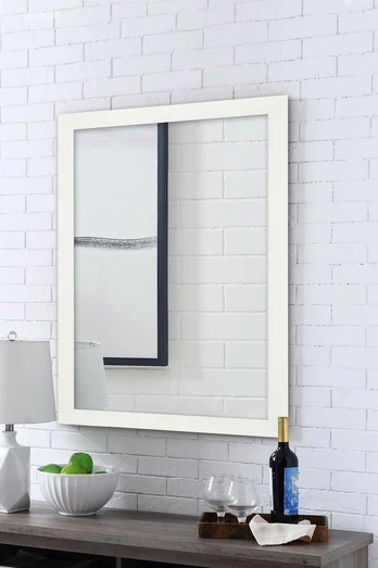 Dekoratyvinis veidrodis Framed - Baltas