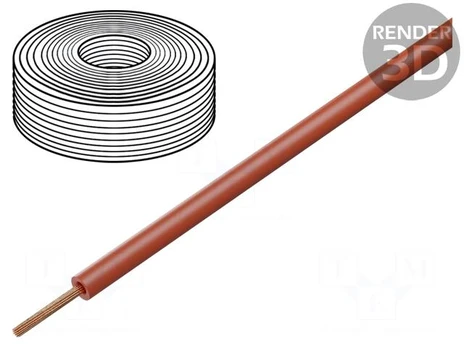 Wire | H05Z-K | stranded | Cu | 0.75mm2 | LSZH | red | 300V,500V | 100m