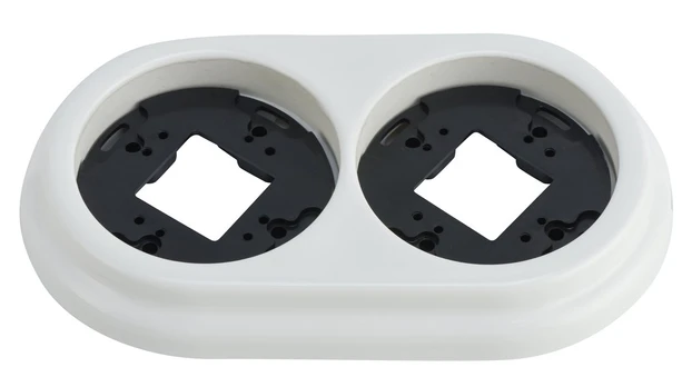 Rėmelis retro ELECTRALINE, 2 vietų, baltos sp.