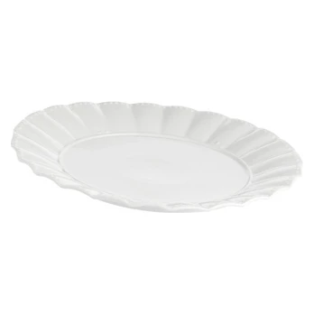 Ducale Round Cake Stand - White, 34 cm