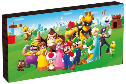 Pyramid Super Mario light up canvas