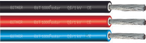 Bitner BIT 1000 SOLAR 1X6 Juodas 1/1 KV BUGNAS