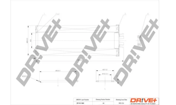 Alyvos filtras Dr!ve+ DP1110.11.0051