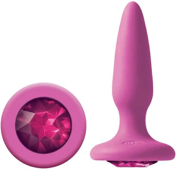 Ns novelties Plug-GLAMS MINI Rožinis GEM