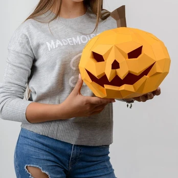 Beldizart Wizardi 3D Papercraft Kit Pumpkin & Company PP-2PMP-OBW
