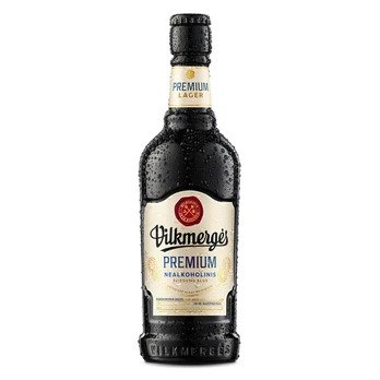 Nealkoholinis alus VILKMERGĖS PREMIUM (0%), 410 ml