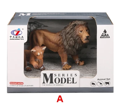 Lion Figurine Set
