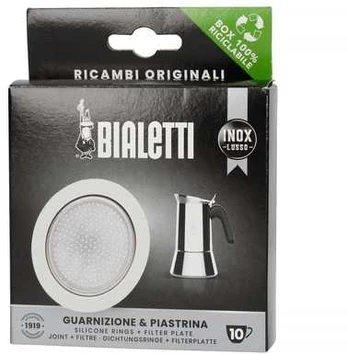 Bialetti - Seal + Sieve for Bialetti 10tz Steel Coffee Makers