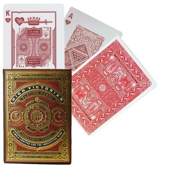 Theory11 High Victorian Kortos (Raudonos)