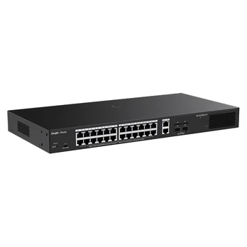 24 prievadų POE komutatorius RG-ES228GS-LP + 2 UPLINK + 2 SFP REYEE